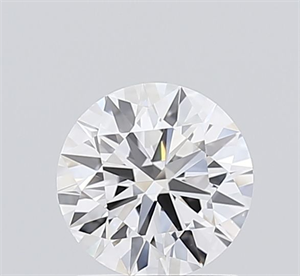 Picture of Lab Grown Diamond 1.01 Carats, Round with Ideal Cut, D Color, VVS1 Clarity and Certified by IGI
