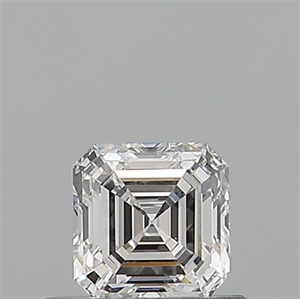 Picture of Natural Diamond 0.51 Carats, Asscher with  Cut, D Color, VS1 Clarity and Certified by GIA