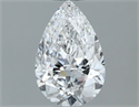 Natural Diamond 0.70 Carats, Pear with  Cut, E Color, VS2 Clarity and Certified by GIA