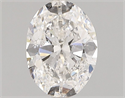 Natural Diamond 1.01 Carats, Oval with  Cut, G Color, I1 Clarity and Certified by GIA