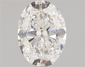 Picture of Natural Diamond 1.01 Carats, Oval with  Cut, G Color, I1 Clarity and Certified by GIA