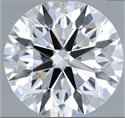 Lab Grown Diamond 0.73 Carats, Round with Ideal Cut, D Color, VVS2 Clarity and Certified by IGI