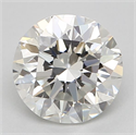 Diamante Natural 0.70 quilates, Redondo , Color I, claridad IF y certificado GIA