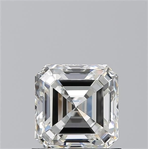 Picture of Natural Diamond 1.01 Carats, Asscher with  Cut, I Color, VVS2 Clarity and Certified by GIA