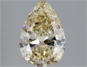 Diamante Natural 2.01 quilates, De pera , Color L, claridad SI1 y certificado HRD