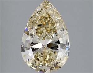 Foto Diamante Natural 2.01 quilates, De pera , Color L, claridad SI1 y certificado HRD de