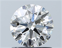 Diamante Natural 0.82 quilates, Redondo , Color I, claridad VS2 y certificado GIA