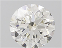 Natural Diamond 0.70 Carats, Round with Very Good Cut, H Color, VS2 Clarity and Certified by GIA