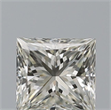 Diamante Natural 0.50 quilates, Princesa , Color H, claridad VVS2 y certificado IGI