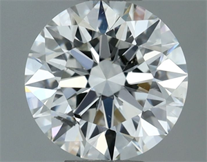 Picture of Natural Diamond 0.80 Carats, Round with Excellent Cut, F Color, SI1 Clarity and Certified by IGI