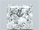 Natural Diamond 1.02 Carats, Princess with  Cut, G Color, VS1 Clarity and Certified by GIA