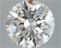 Lab Grown Diamond 3.01 Carats, Round with Excellent Cut, E Color, VVS2 Clarity and Certified by IGI