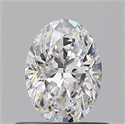 Diamante Natural 0.61 quilates, Ovalado , Color D, claridad VS2 y certificado GIA