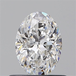 Picture of Natural Diamond 0.61 Carats, Oval with  Cut, D Color, VS2 Clarity and Certified by GIA