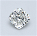 Natural Diamond 0.76 Carats, Cushion with  Cut, I Color, SI1 Clarity and Certified by GIA