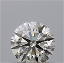 Natural Diamond 0.50 Carats, Round with Excellent Cut, I Color, IF Clarity and Certified by IGI