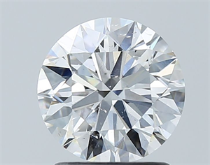 Foto Diamante Natural 1.50 quilates, Redondo , Color F, claridad SI1 y certificado GIA de