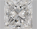 Natural Diamond 0.80 Carats, Princess with  Cut, E Color, VVS2 Clarity and Certified by GIA