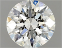 Natural Diamond 0.90 Carats, Round with Excellent Cut, I Color, SI1 Clarity and Certified by GIA