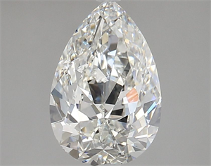 Picture of Natural Diamond 1.72 Carats, Pear with  Cut, G Color, I1 Clarity and Certified by GIA