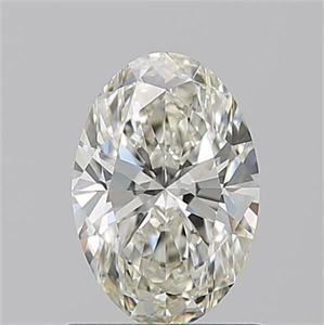 Picture of Natural Diamond 1.01 Carats, Oval with  Cut, J Color, VS2 Clarity and Certified by GIA