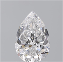 Natural Diamond 1.50 Carats, Pear with  Cut, D Color, VS1 Clarity and Certified by GIA