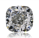 Natural Diamond 0.53 Carats, Cushion with  Cut, D Color, VVS1 Clarity and Certified by GIA