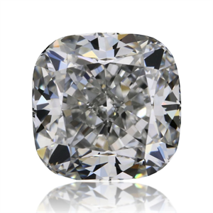 Picture of Natural Diamond 0.53 Carats, Cushion with  Cut, D Color, VVS1 Clarity and Certified by GIA