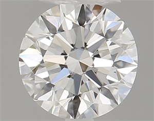 Foto Diamante Natural 0.40 quilates, Redondo , Color G, claridad IF y certificado GIA de