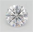 Lab Grown Diamond 3.26 Carats, Round with Excellent Cut, E Color, VVS1 Clarity and Certified by GIA
