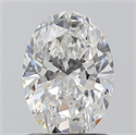 Diamante Natural 1.20 quilates, Ovalado , Color F, claridad SI2 y certificado GIA