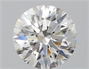 Natural Diamond 0.53 Carats, Round with Excellent Cut, G Color, VVS2 Clarity and Certified by GIA
