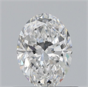 Natural Diamond 0.60 Carats, Oval with  Cut, E Color, VS1 Clarity and Certified by GIA