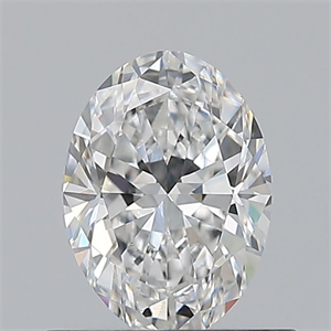 Picture of Natural Diamond 0.60 Carats, Oval with  Cut, E Color, VS1 Clarity and Certified by GIA