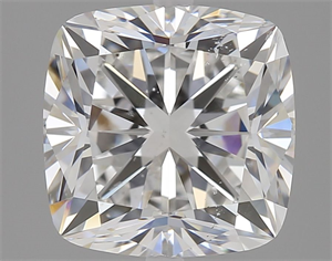 Picture of Natural Diamond 3.03 Carats, Cushion with  Cut, F Color, SI2 Clarity and Certified by GIA