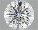 Del inventario de diamantes de laboratorio, 3.08 quilates, Redondo , Color F, claridad VS1 y certificado IGI