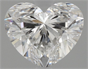 Natural Diamond 1.50 Carats, Heart with  Cut, E Color, SI1 Clarity and Certified by GIA