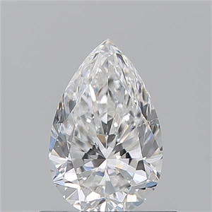 Foto Diamante Natural 0.70 quilates, De pera , Color F, claridad SI1 y certificado GIA de