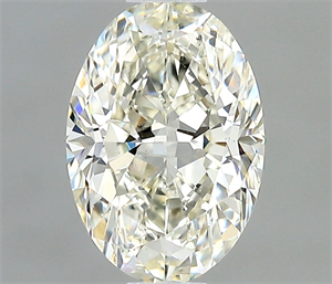 Picture of Natural Diamond 0.53 Carats, Oval with  Cut, I Color, VS2 Clarity and Certified by IGI
