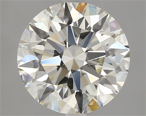 Picture of Natural Diamond 3.03 Carats, Round with Excellent Cut, L Color, VS1 Clarity and Certified by GIA