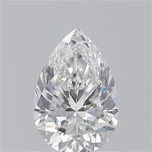 Picture of Natural Diamond 0.91 Carats, Pear with  Cut, E Color, SI1 Clarity and Certified by GIA