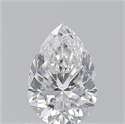 Natural Diamond 0.91 Carats, Pear with  Cut, E Color, SI1 Clarity and Certified by GIA