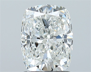 Foto Diamante Natural 1.51 quilates, Del cojín , Color G, claridad VVS2 y certificado GIA de