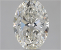 Natural Diamond 1.20 Carats, Oval with  Cut, G Color, VVS2 Clarity and Certified by GIA