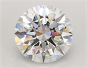 Lab Grown Diamond 3.01 Carats, Round with Ideal Cut, E Color, VVS2 Clarity and Certified by IGI