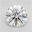 Lab Grown Diamond 1.05 Carats, Round with Ideal Cut, D Color, VS1 Clarity and Certified by IGI