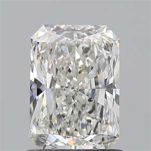Picture of Natural Diamond 0.91 Carats, Radiant with  Cut, H Color, SI1 Clarity and Certified by GIA