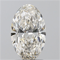 Natural Diamond 1.51 Carats, Oval with  Cut, J Color, VVS1 Clarity and Certified by GIA