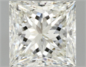 Natural Diamond 1.57 Carats, Princess with  Cut, J Color, VS1 Clarity and Certified by IGI
