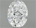 Natural Diamond 0.51 Carats, Oval with  Cut, D Color, VVS2 Clarity and Certified by GIA